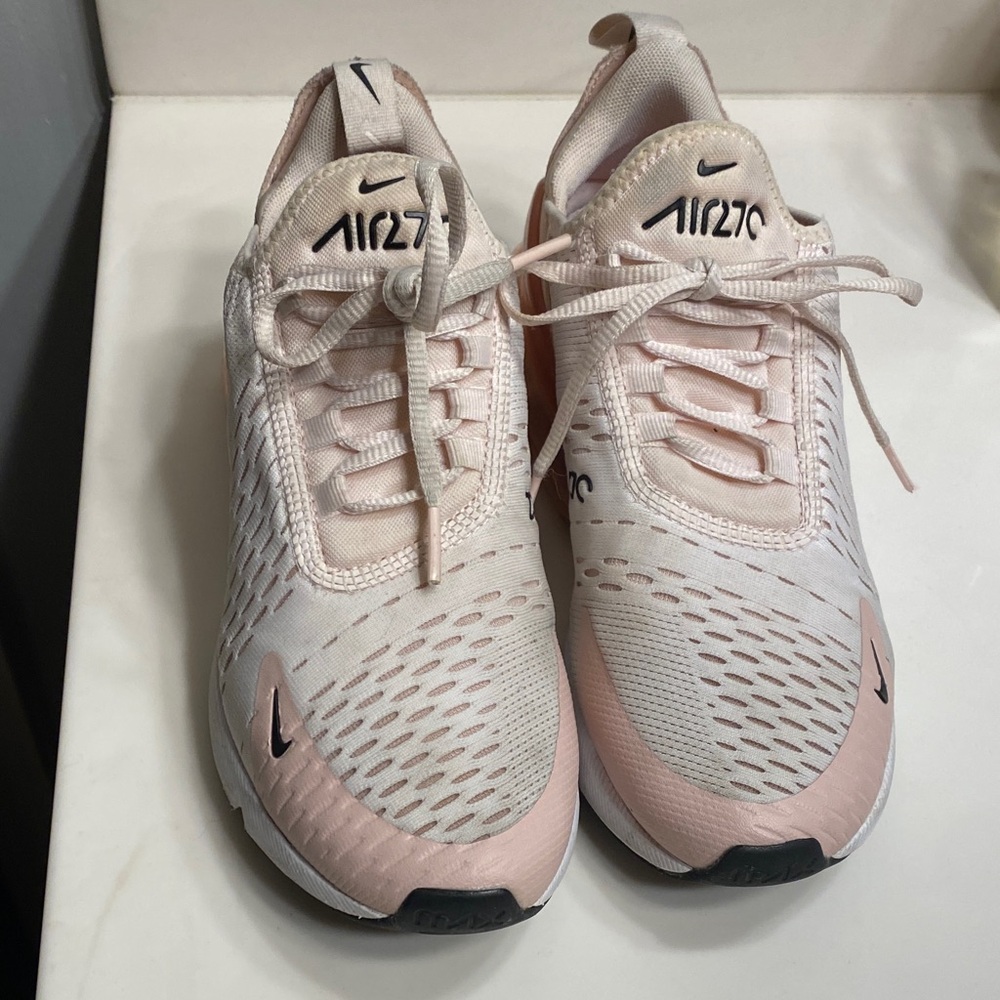 Nike Women's Air Max Pink and Cream Sneakers